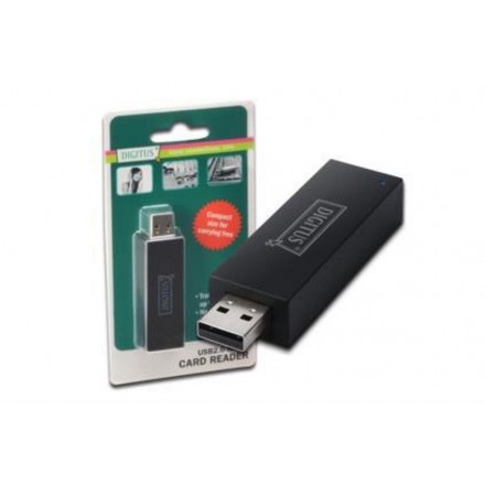 Картридер DIGITUS USB 2.0 компактный